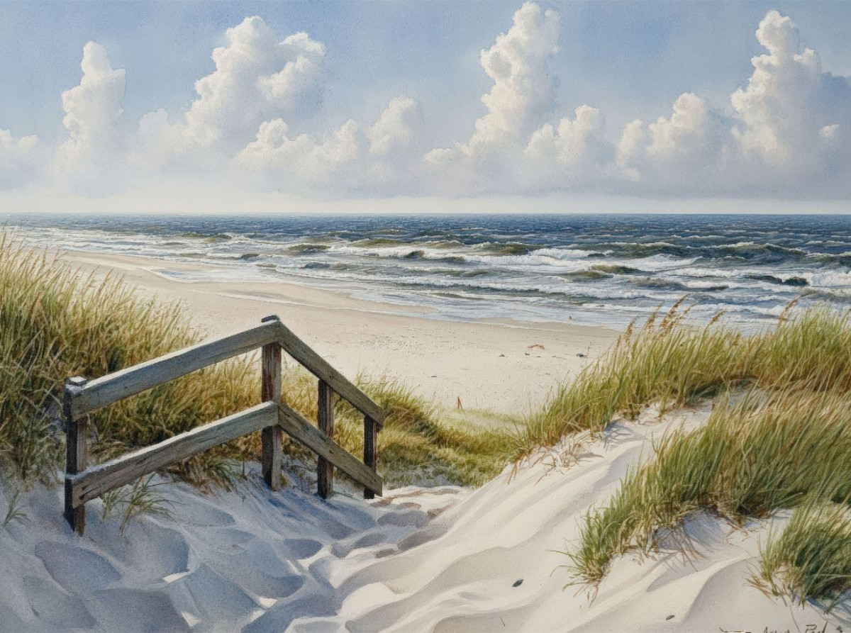 Pfad zum Meer