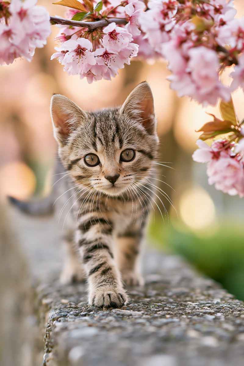 Dem Frühling entgegen geschnuppert