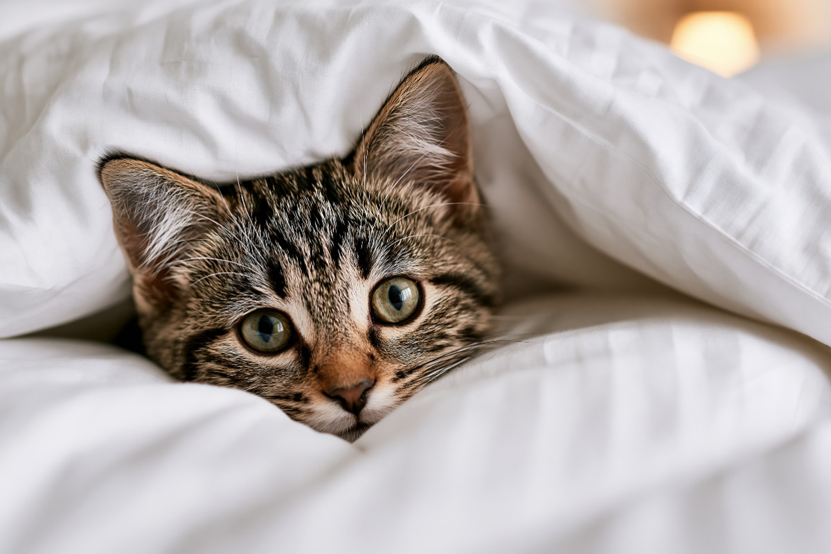 Warm eingepackt schnurrt es sich besser