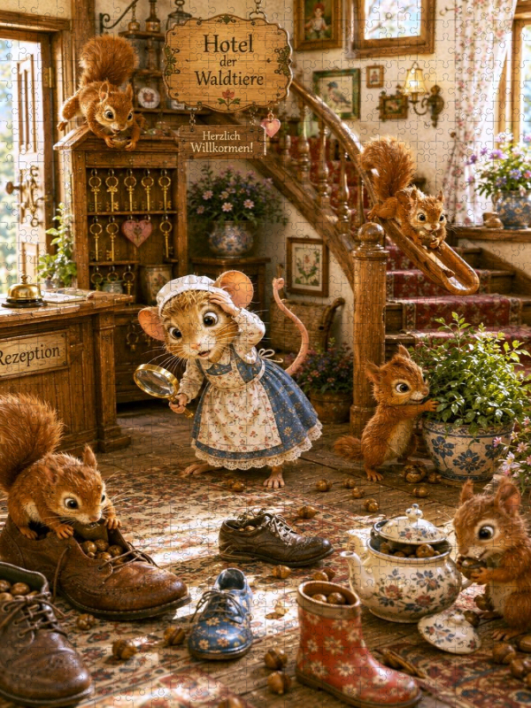 Die Eichhörnchen sind los