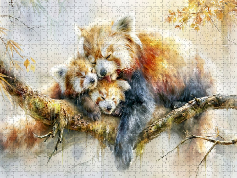 Auch Panda-Mamas lieben den Mittagsschlaf