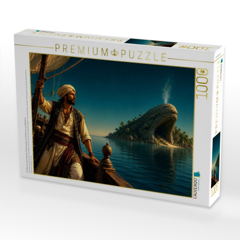 Ein Motiv aus dem Kalender Scheherazade und 12 Märchen aus 1001 Nacht