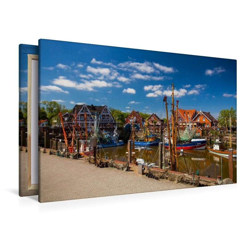 Krabbenkutter im Hafen von Neuharlingersiel, Ostfriesland