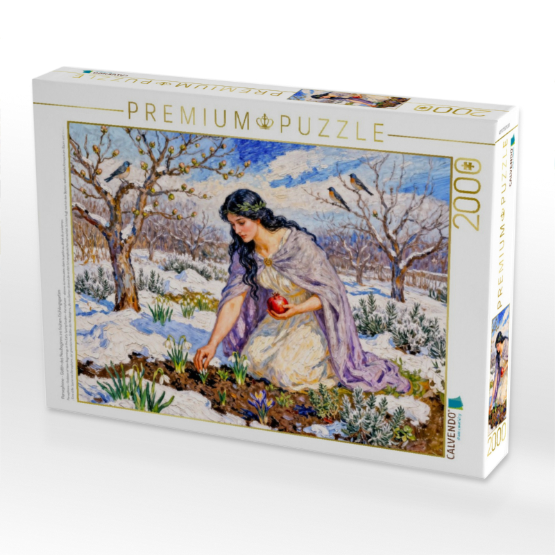 Persephone - Göttin des Neubeginns im frühen Frühlingsgarten
