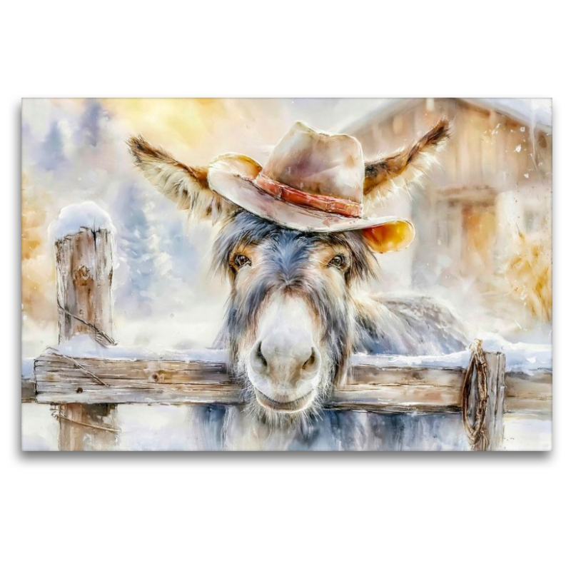 Der Cowboy unter den Eseln