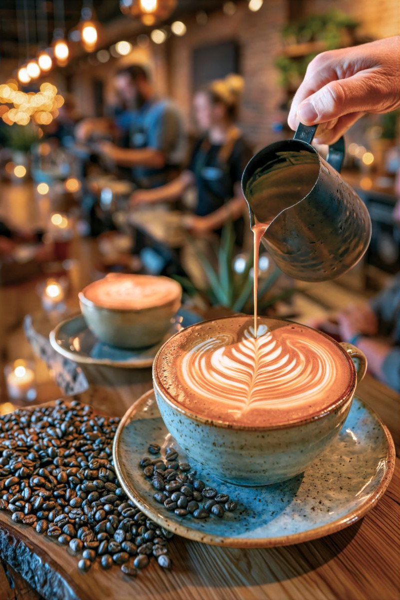 Eine perfekte Latte Art