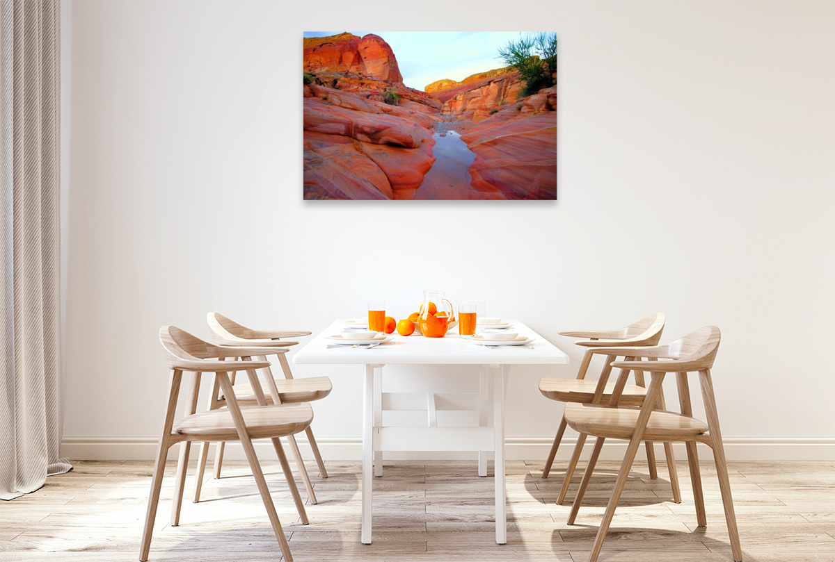 Pastel Pink Canyon Trail - Utah