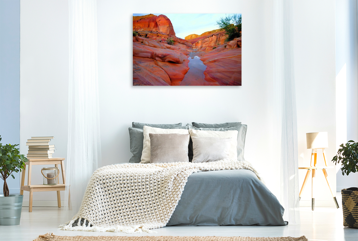 Pastel Pink Canyon Trail - Utah