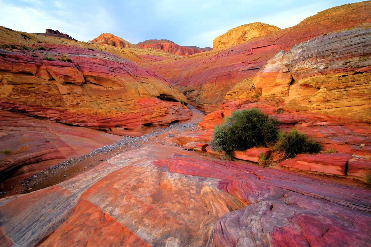 Pastel Pink Canyon Trail - Utah