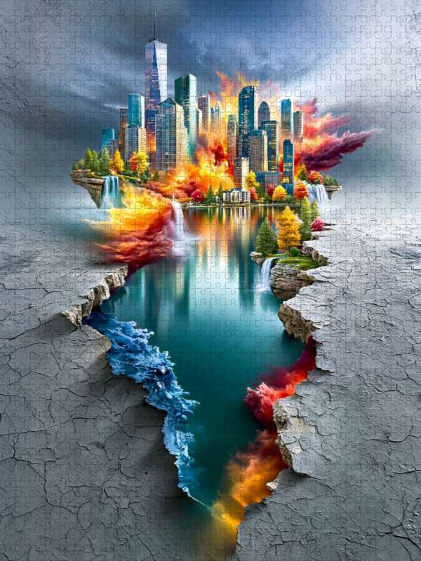 Der Blick durch die Risse der Welt
