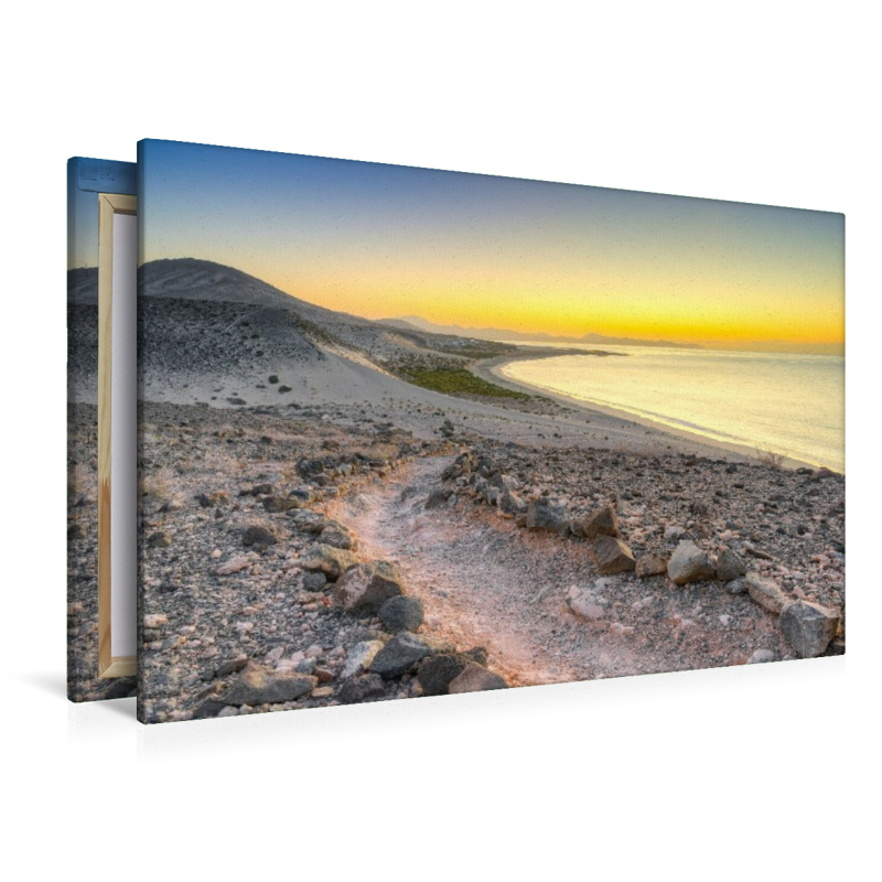 Blick Richtung Playa de Sotavento auf Fuerteventura
