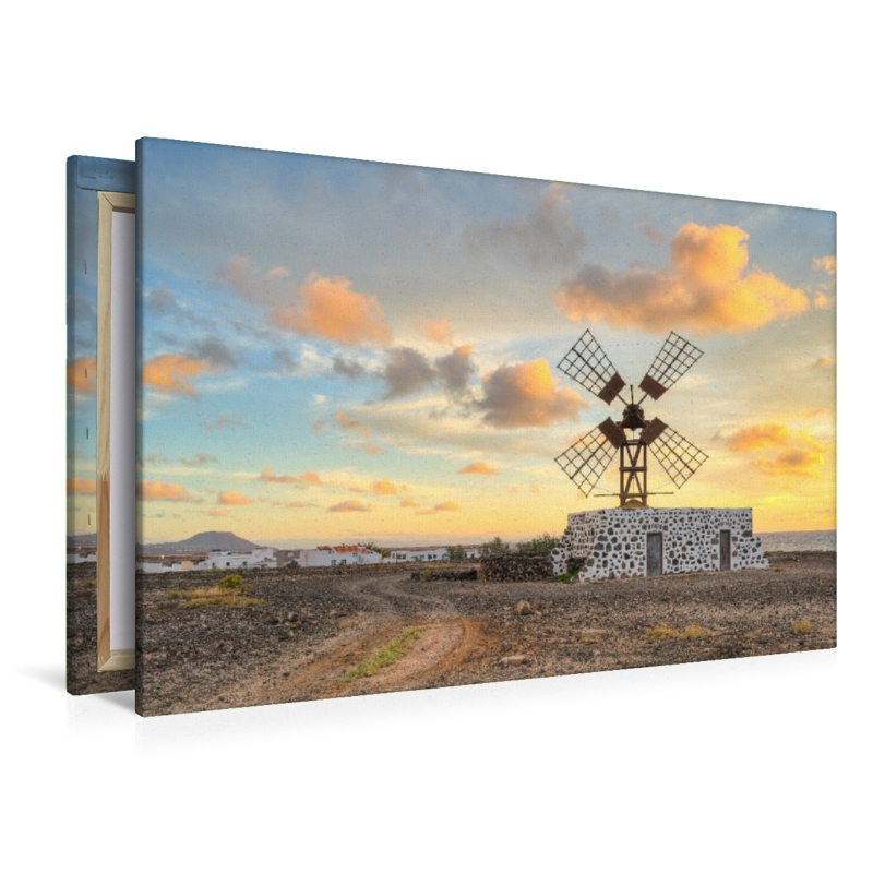 Windmühle in Puerto Lajas auf Fuerteventura