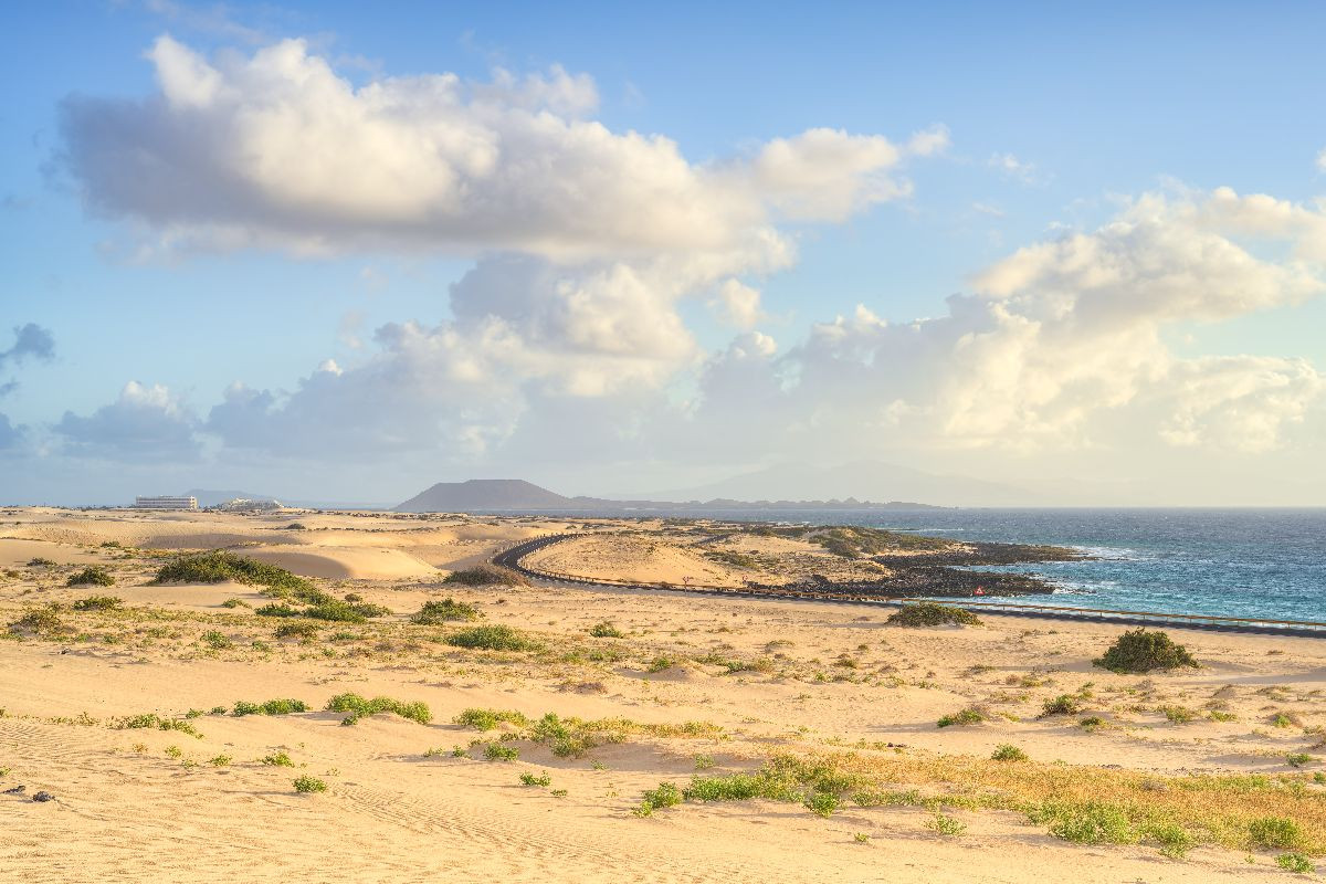 Dünen bei Corralejo auf Fuerteventura