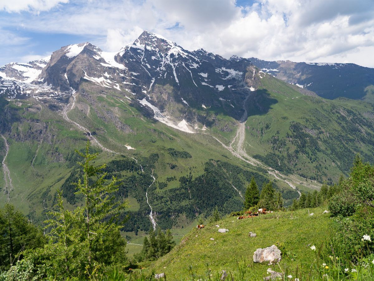 Ausblick entlang der Großglockner Hochalpenstraße