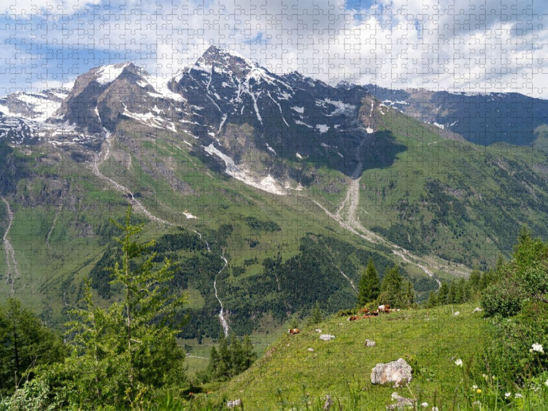 Ausblick entlang der Großglockner Hochalpenstraße