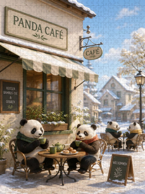 Teezeit im Panda Café