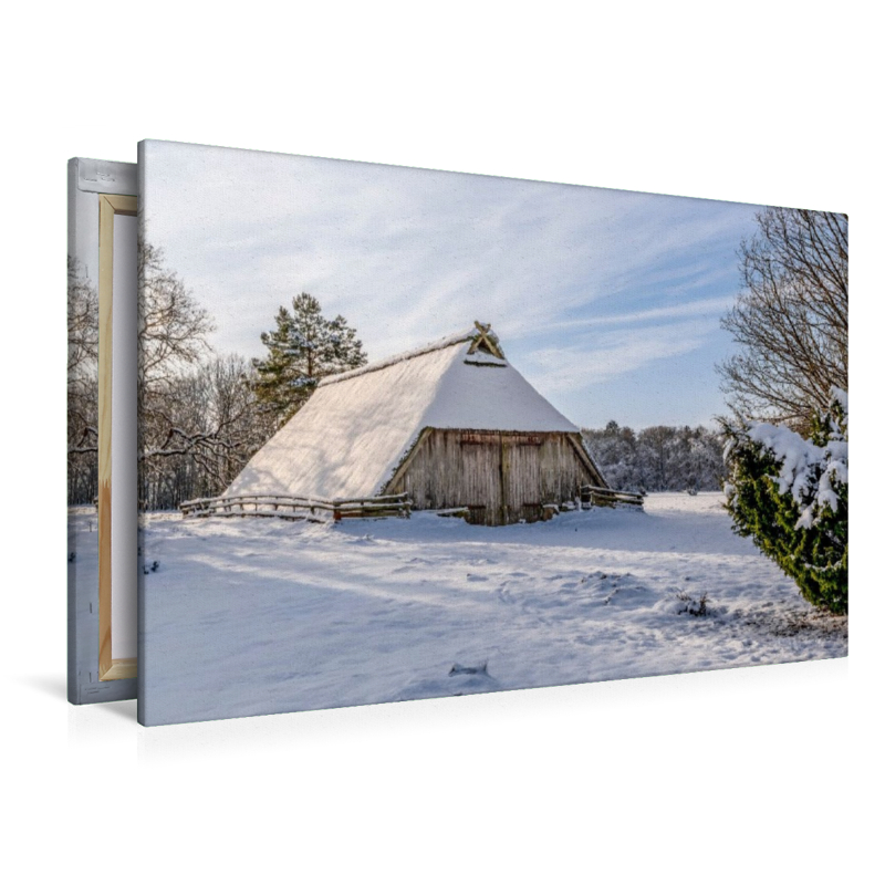 Schafstall in der Lüneburger Heide