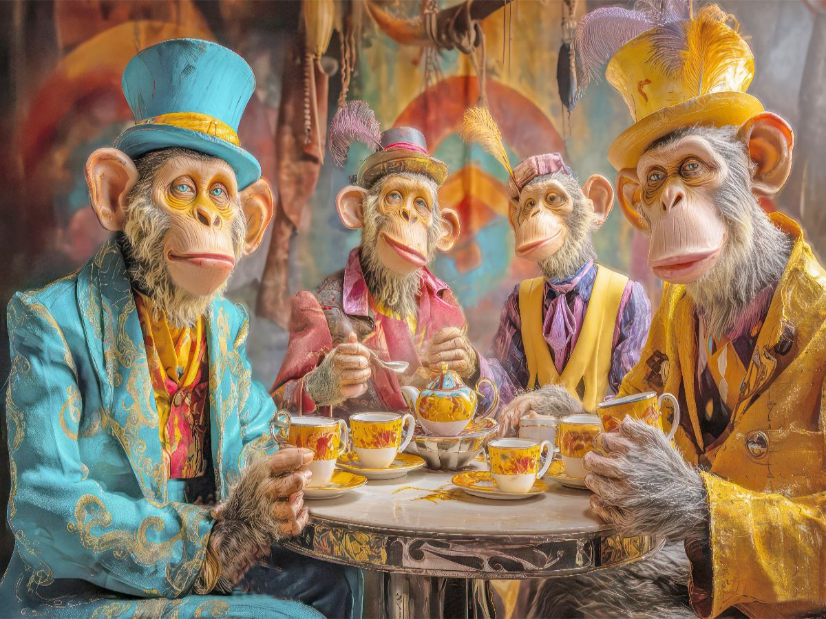 Tierische Kaffeefans