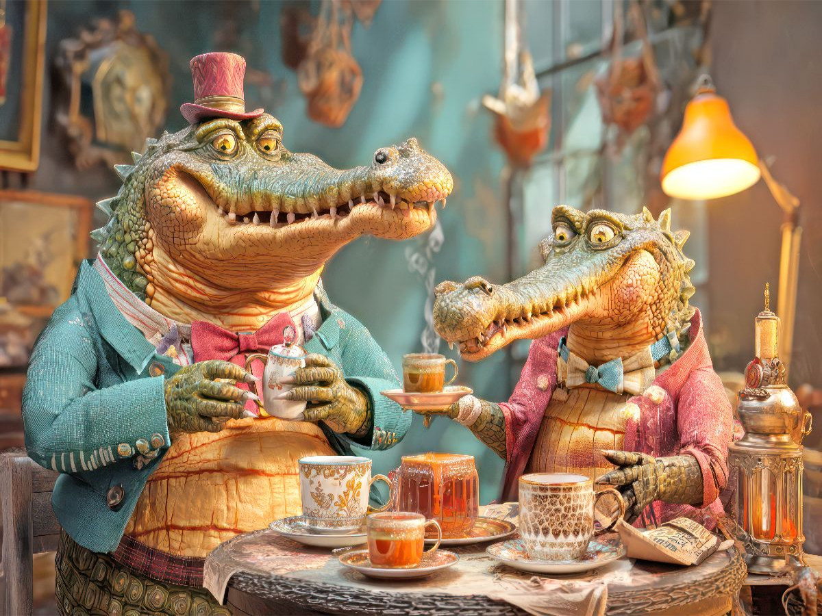 Tierische Kaffeefans