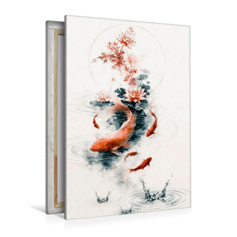 Koi im Kreis des Wassers