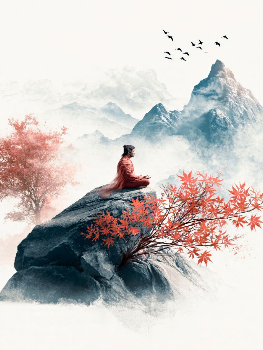 Meditation im weiten Blick