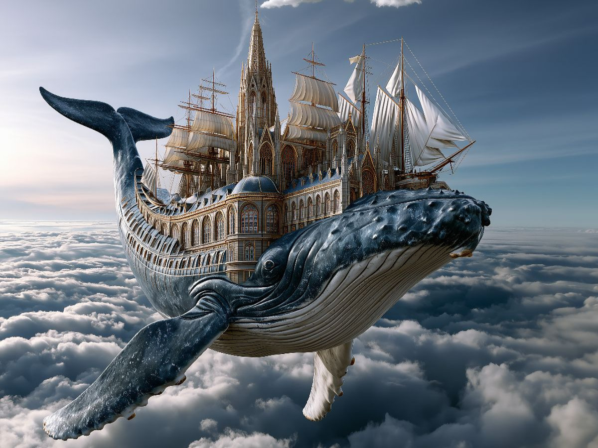 Die Segelschiff-Flug-Walkathedrale