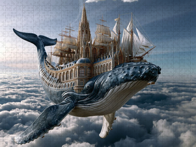 Die Segelschiff-Flug-Walkathedrale