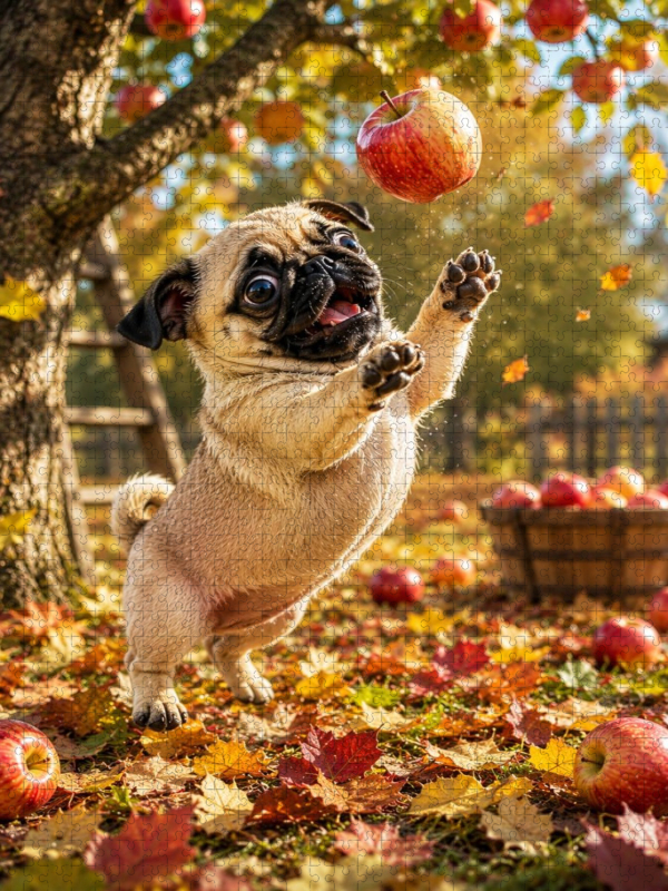 Apfelglück im Herbst