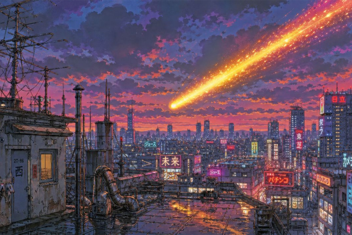 Szene aus 'Die Jagd nach dem Meteor' von Jules Verne