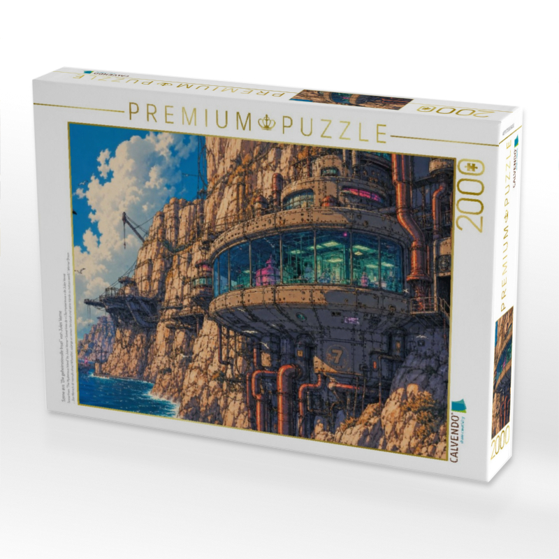 Szene aus 'Die geheimnisvolle Insel' von Jules Verne