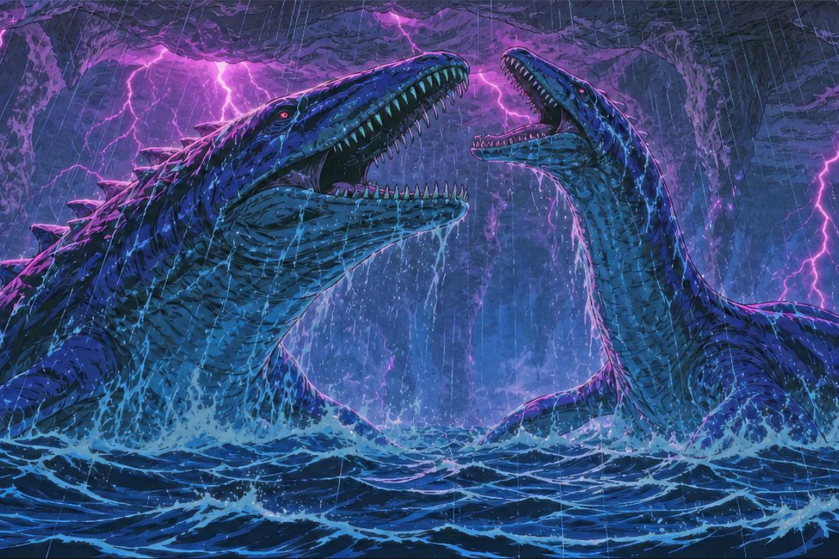 Szene aus 'Reise zum Mittelpunkt der Erde' von Jules Verne