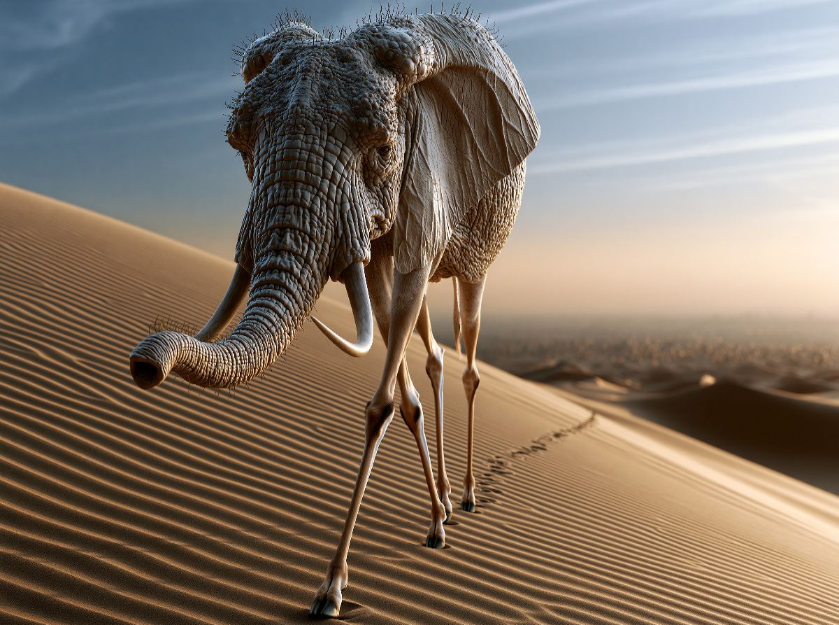 Wüstenelefant