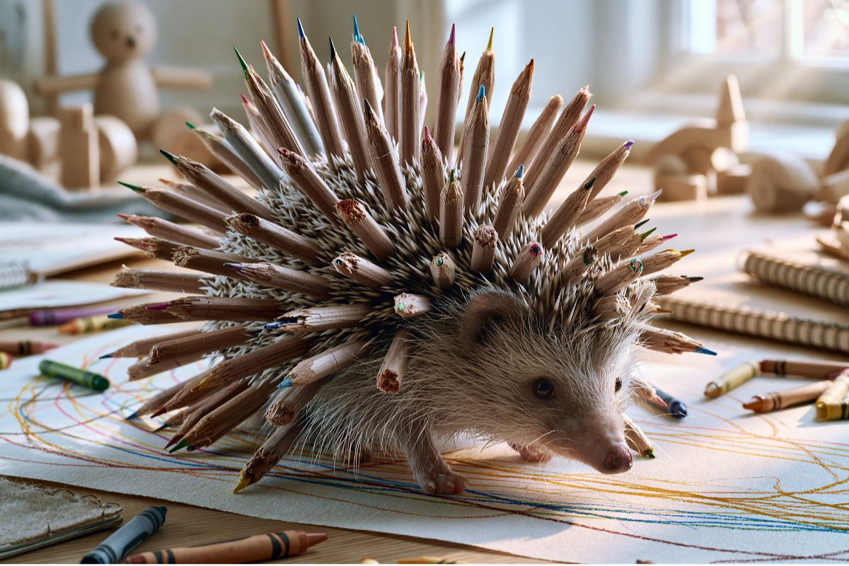 Buntstiftigel