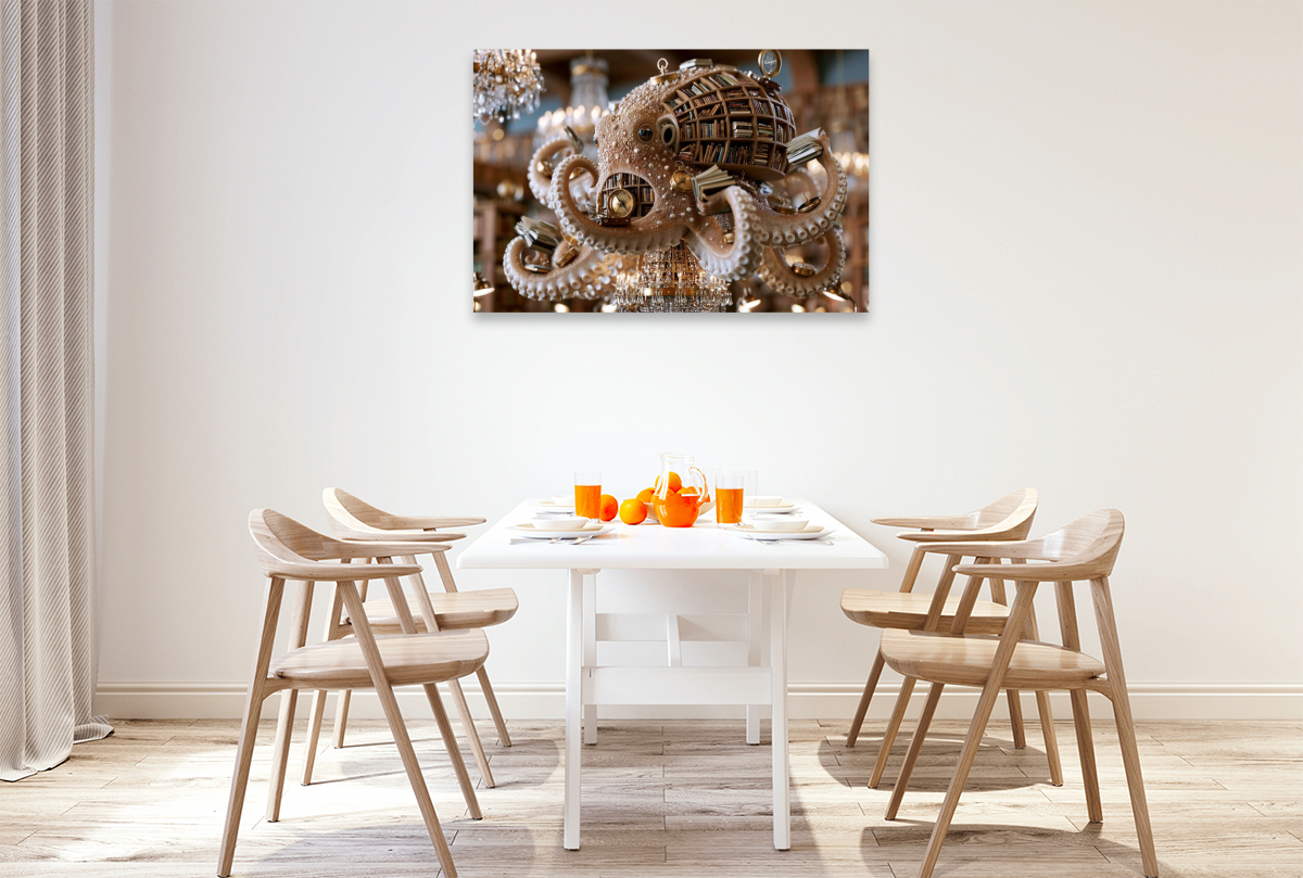 Bücherregaloktopus