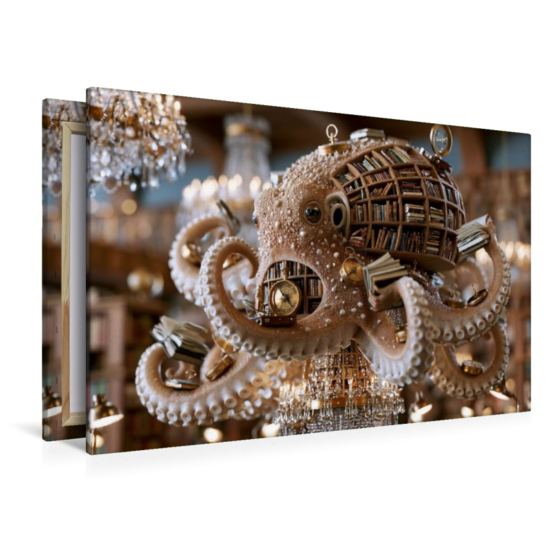 Bücherregaloktopus