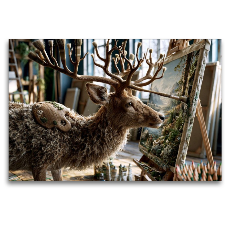 Pinselhirsch