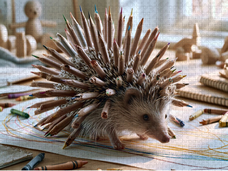 Buntstiftigel