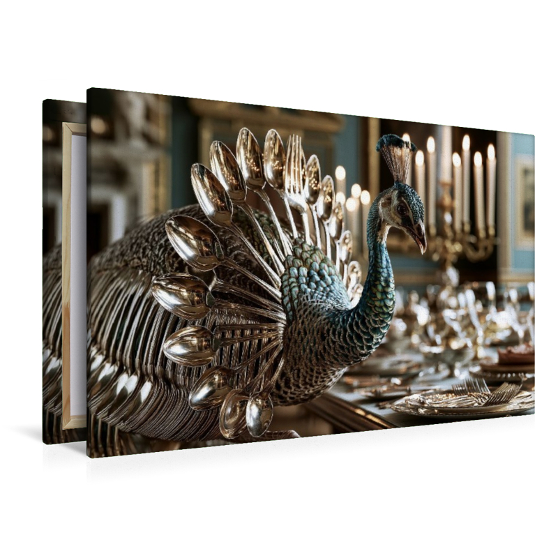 Tafelsilberpfau