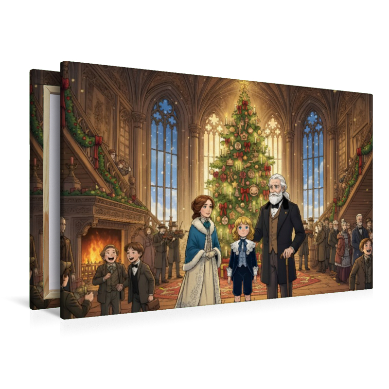 Gemeinsam feiern sie ein neues Weihnachten
