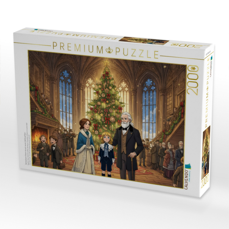 Gemeinsam feiern sie ein neues Weihnachten