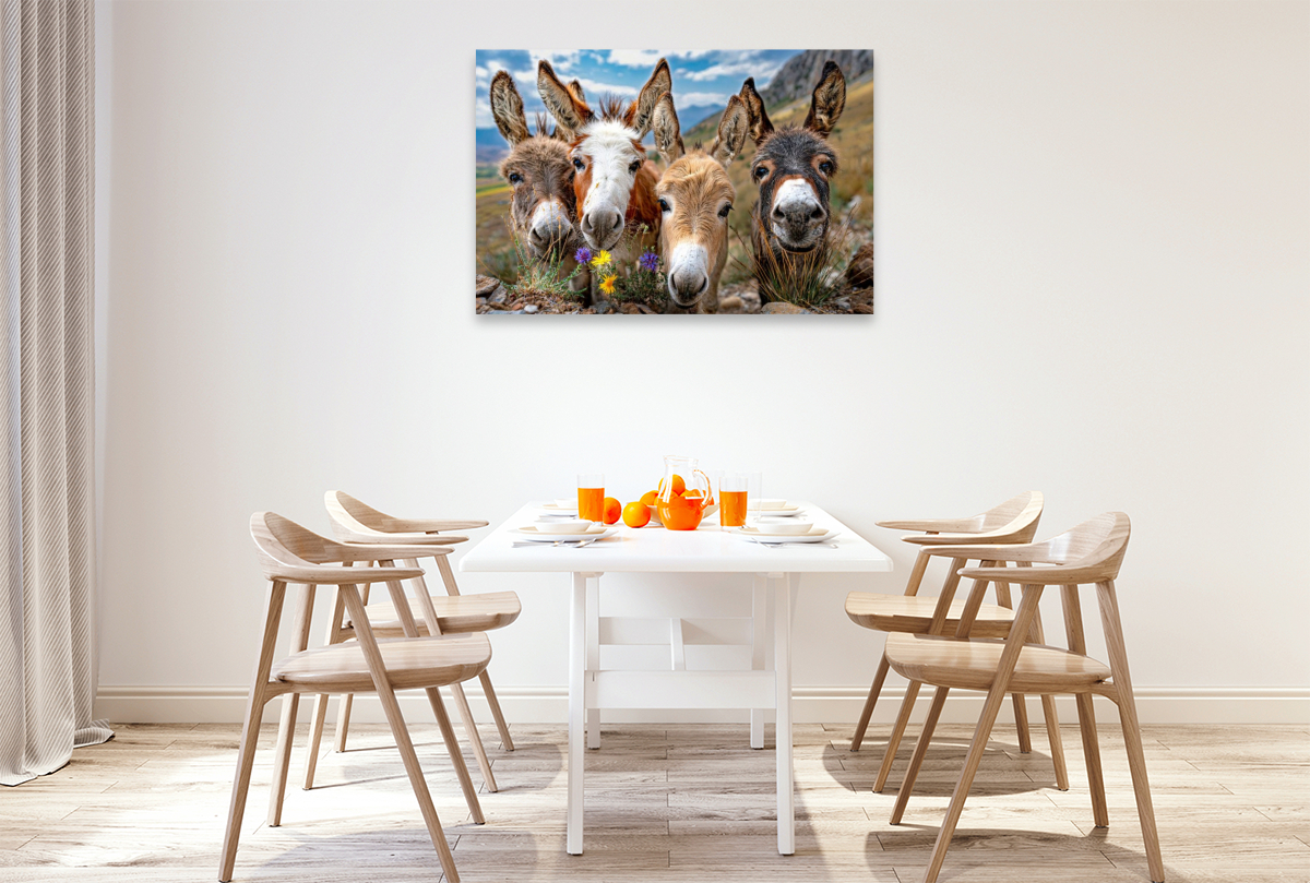 Gruppenfoto mit Blumen