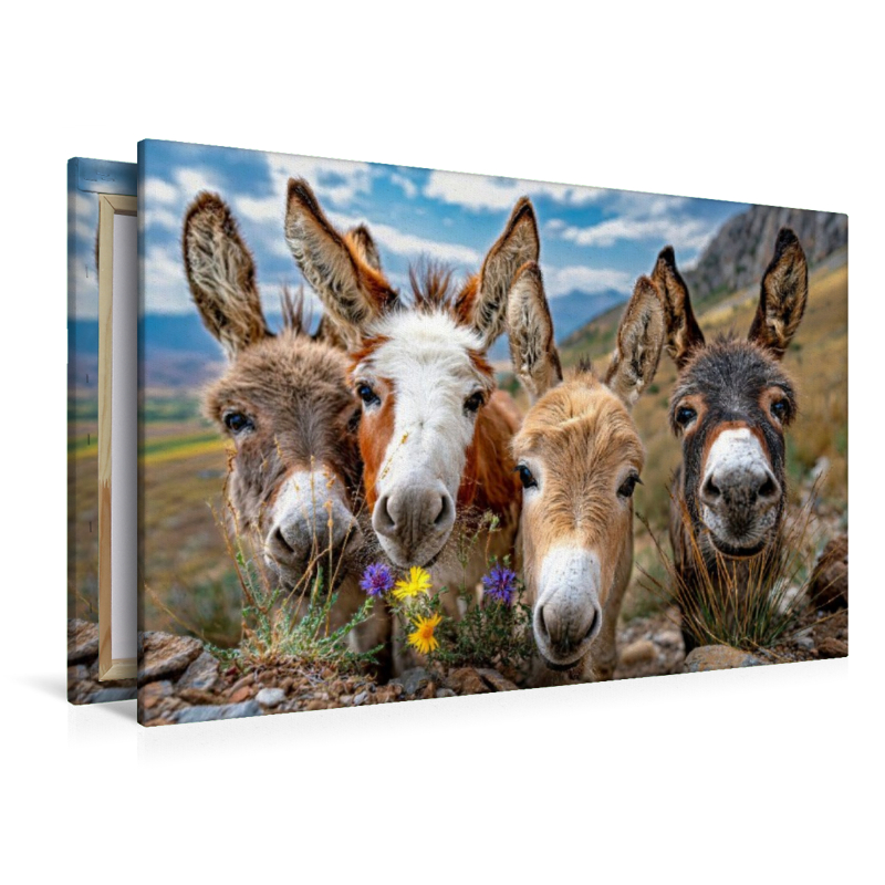 Gruppenfoto mit Blumen