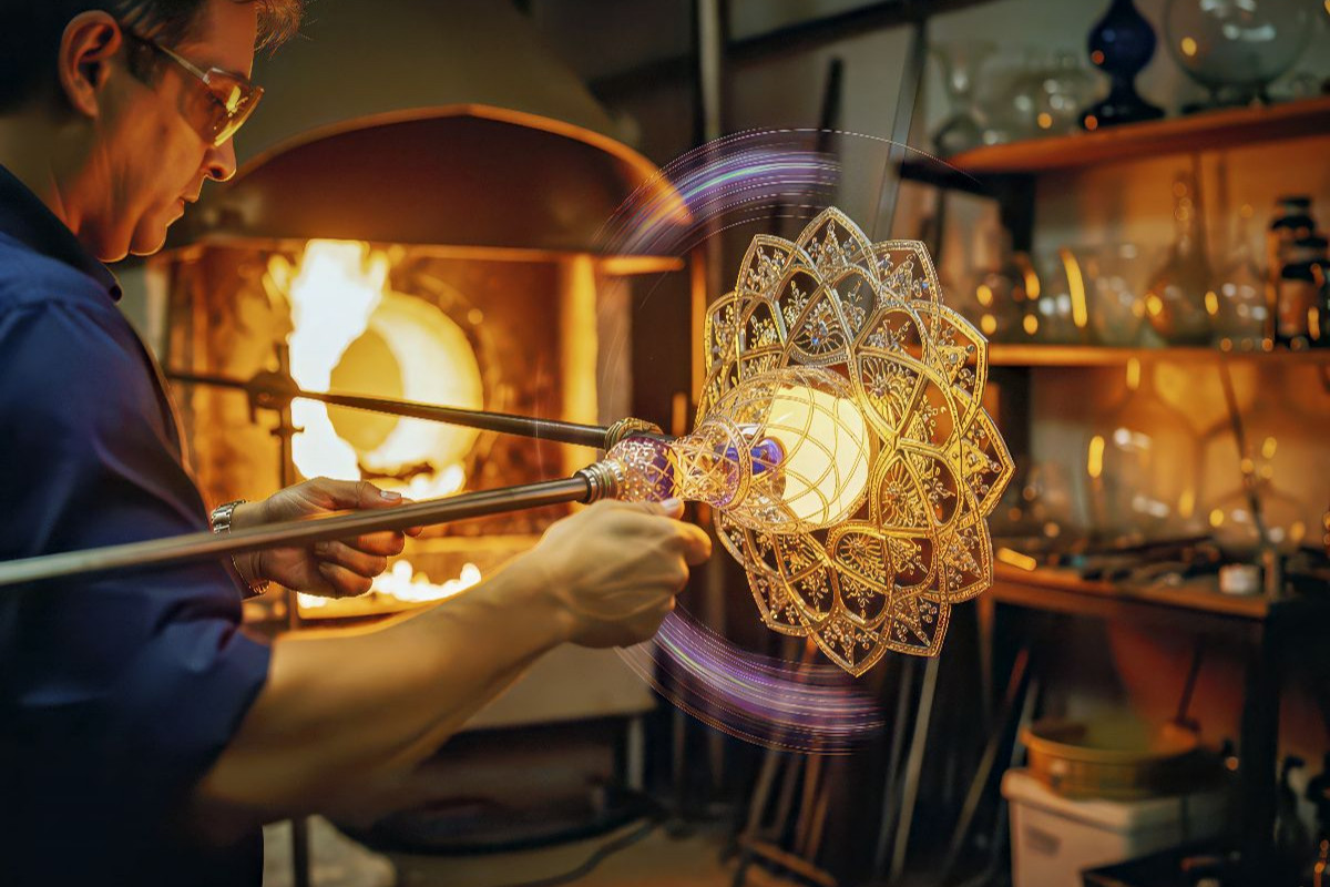 Ein Motiv aus dem Kalender Thüringer - Glaskunst - Handwerk