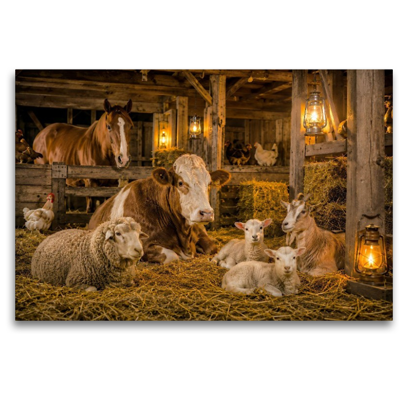 Abendruhe im Stall