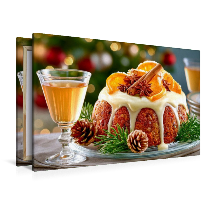 Weihnachtliche Mürbeteig-Torte mit Orangenzersten und einem Hauch von Zimt und Anis