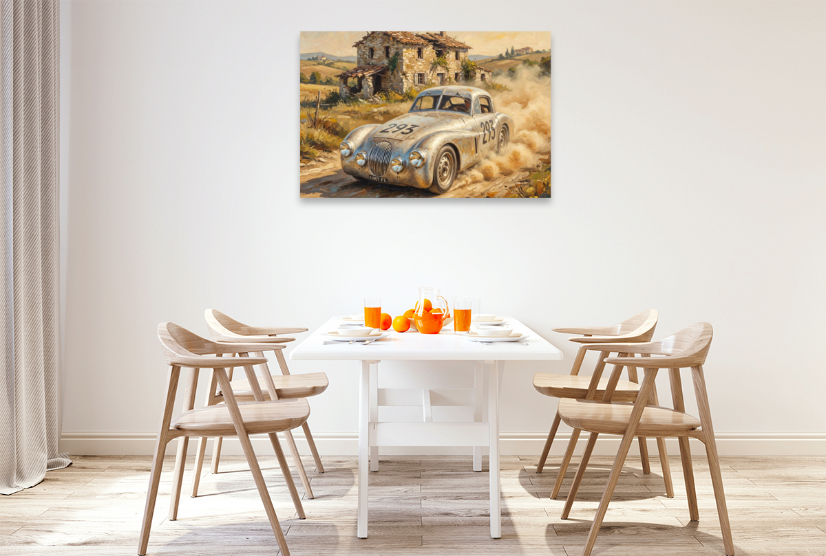 Bei der Mille Miglia 1948 fiel der Fiat Turolla Morelli von Vito und Vittorino Barion aus.