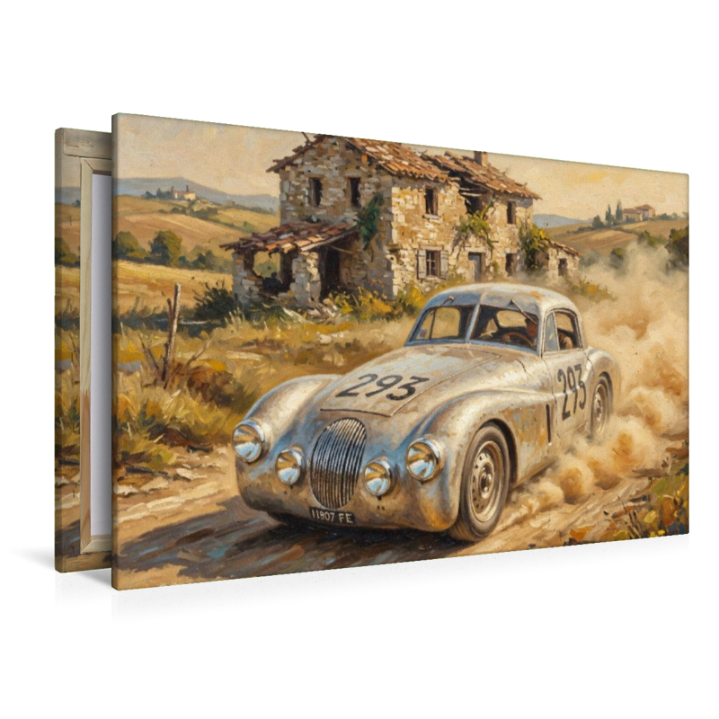Bei der Mille Miglia 1948 fiel der Fiat Turolla Morelli von Vito und Vittorino Barion aus.