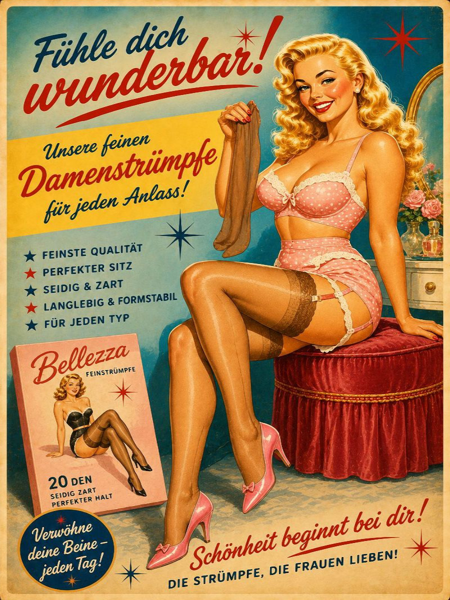 Ein Motiv aus dem Kalender Retro-Reklame