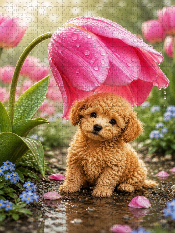 Ein Dach aus Blüten