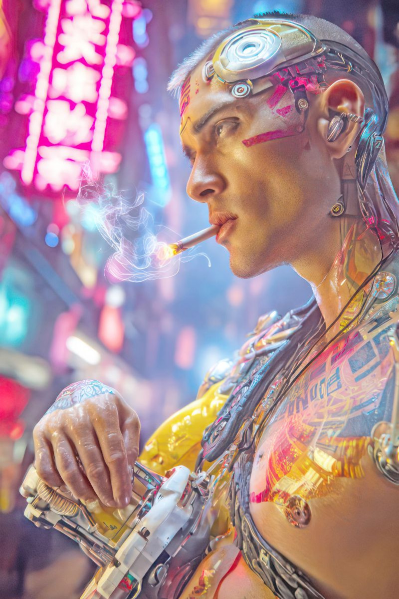 Cyberpunk Neonwelt